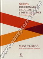 Nuevo Diccionario De Dudas Y Dificultades De La Lengua Española