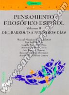 Pensamiento Filosofico Español Vol.II
