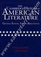 The Cambridge History of American Literature I