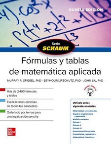 Formulas Y Tablas De Matemática Aplicada 