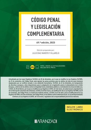 Código Penal Y Legislación Complementaria 