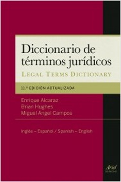 Diccionario De Términos Jurídicos Inglés - Español / Spanish - English 