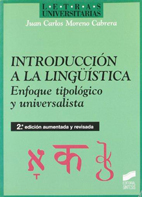 Introducción a la lingüistica: enfoque tipológico y universalista