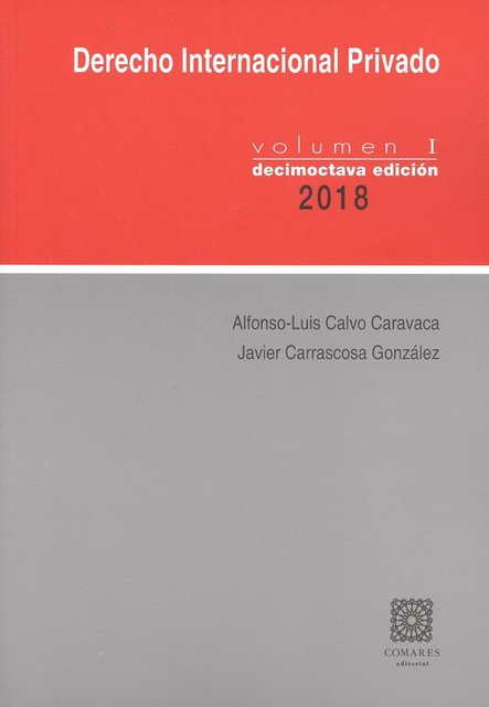 Derecho Internacional Privado I (18ª - 2018)
