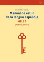 Manual De Estilo De La Lengua Española 