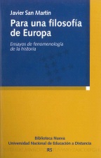 Para Una Filosofía De Europa 