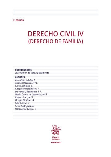 Derecho Civil IV Derecho De Familia 